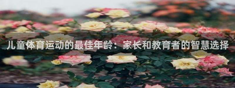 球速体育：儿童体育运动的最佳年龄：家长和教育者的智慧选择